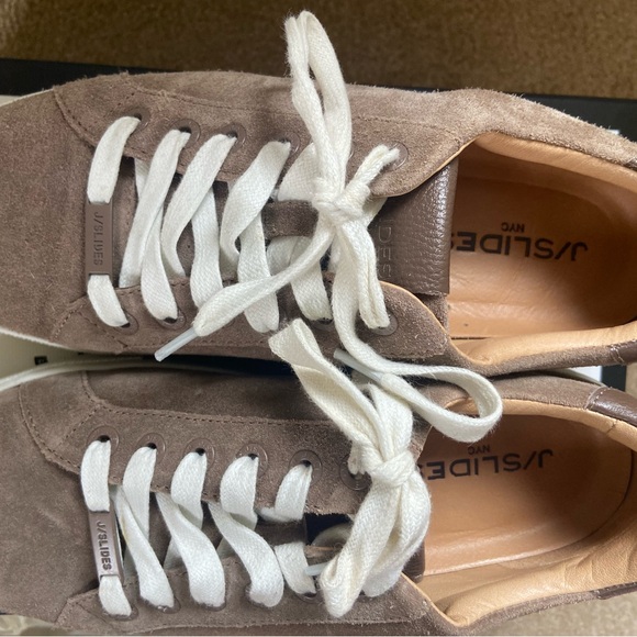 Perfect for fall **Like New** JSLIDES suede platform sneakers 👟 - Picture 2 of 5